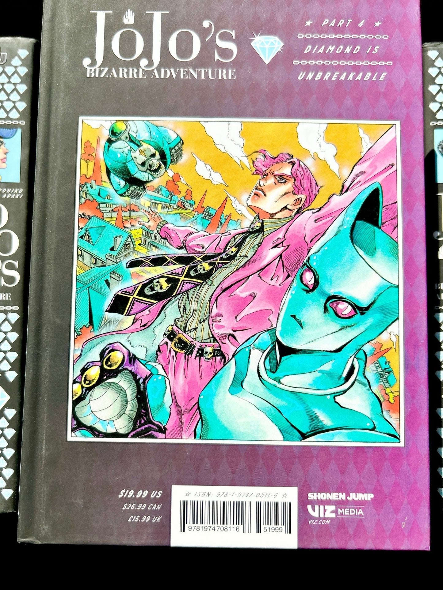 Jojo's Bizarre Adventure Vol 5 Part 4 Diamond is Unbreakable Hardcover - Nick Nack's Full Frontal Attack