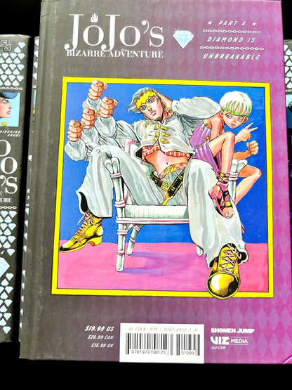 Jojo's Bizarre Adventure Vol 6 Part 4 Diamond is Unbreakable Hardcover - Nick Nack's Full Frontal Attack