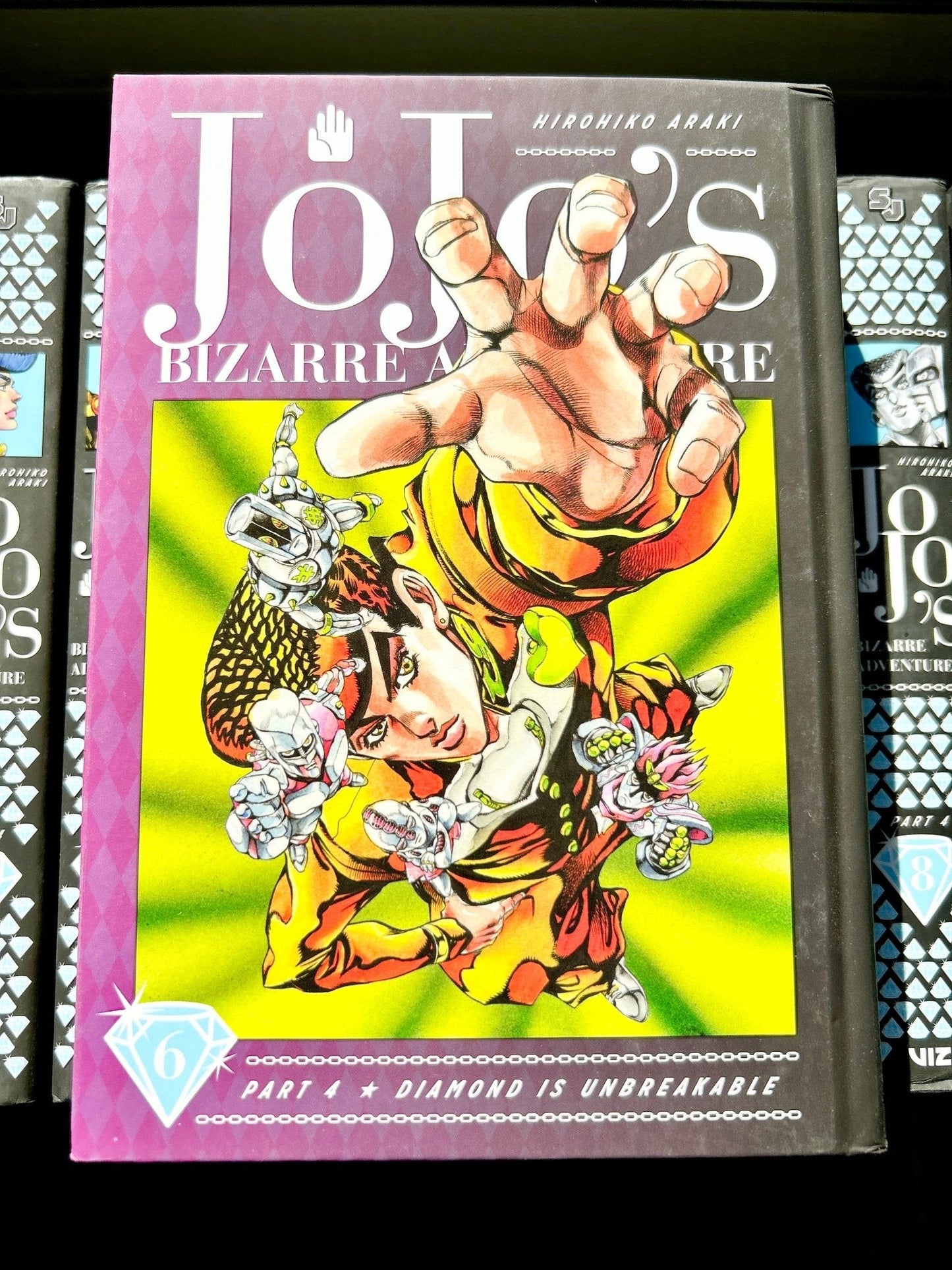 Jojo's Bizarre Adventure Vol 6 Part 4 Diamond is Unbreakable Hardcover - Nick Nack's Full Frontal Attack