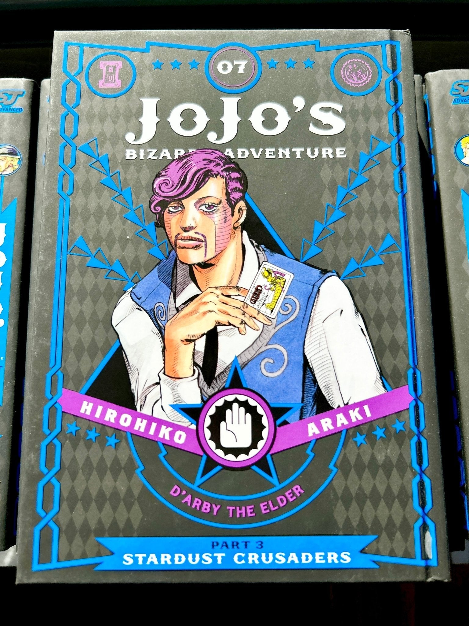 Jojo's Bizarre Adventure Vol 7 Part 3 Stardust Crusaders Hardcover - Nick Nack's Full Frontal Attack