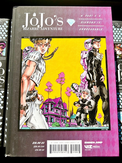 Jojo's Bizarre Adventure Vol 8 Part 4 Diamond is Unbreakable Hardcover - Nick Nack's Full Frontal Attack