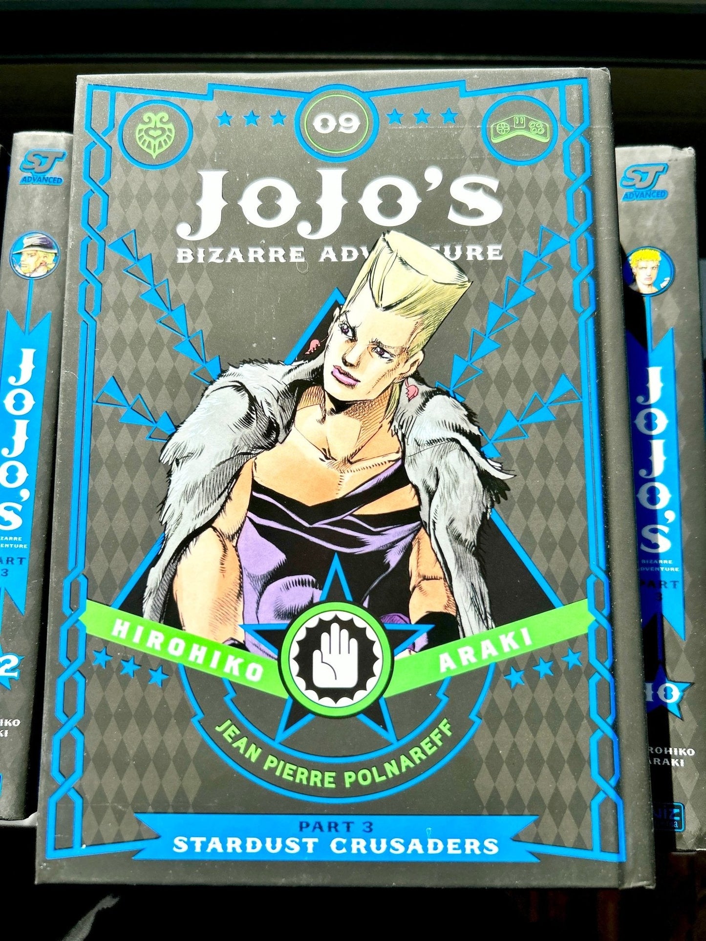 Jojo's Bizarre Adventure Vol 9 Part 3 Stardust Crusaders Hardcover - Nick Nack's Full Frontal Attack