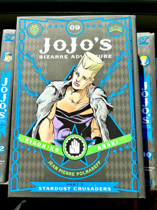 Jojo's Bizarre Adventure Vol 9 Part 3 Stardust Crusaders Hardcover - Nick Nack's Full Frontal Attack