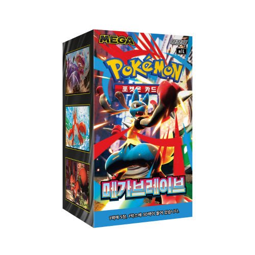 (Korean) Pokémon TCG: Mega Brave Booster Box - Nick Nack's Full Frontal Attack