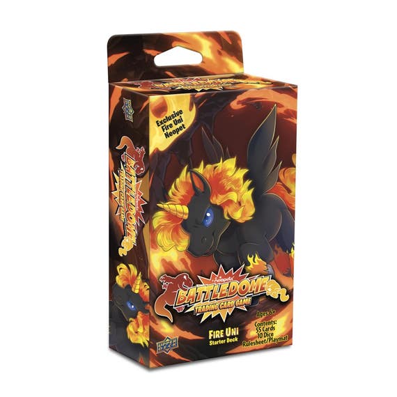 Neopets - Fire Uni Starter Deck - Nick Nack's Full Frontal Attack