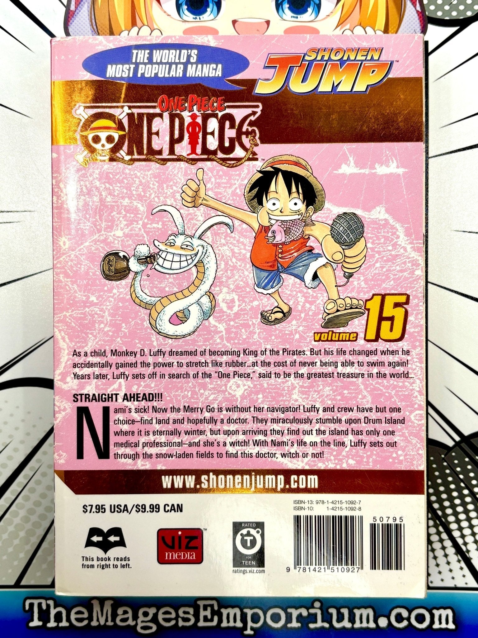One Piece Vol 15 Gold Foil - Nick Nack's Full Frontal Attack