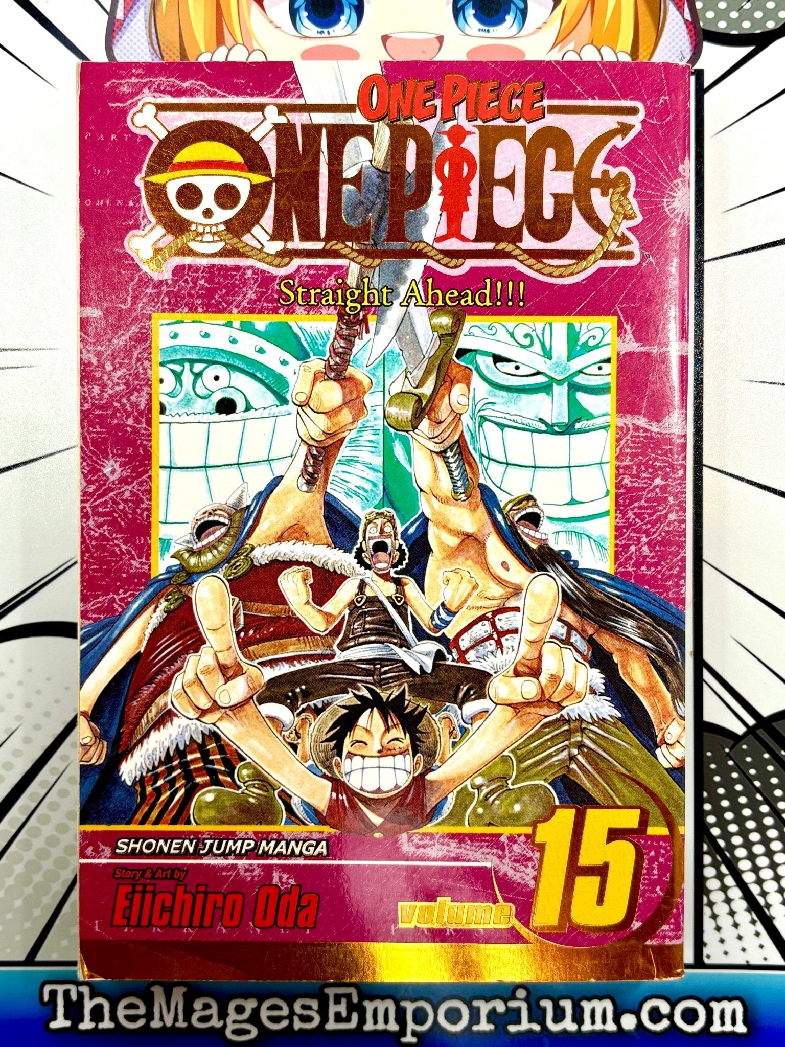 One Piece Vol 15 Gold Foil - Nick Nack's Full Frontal Attack