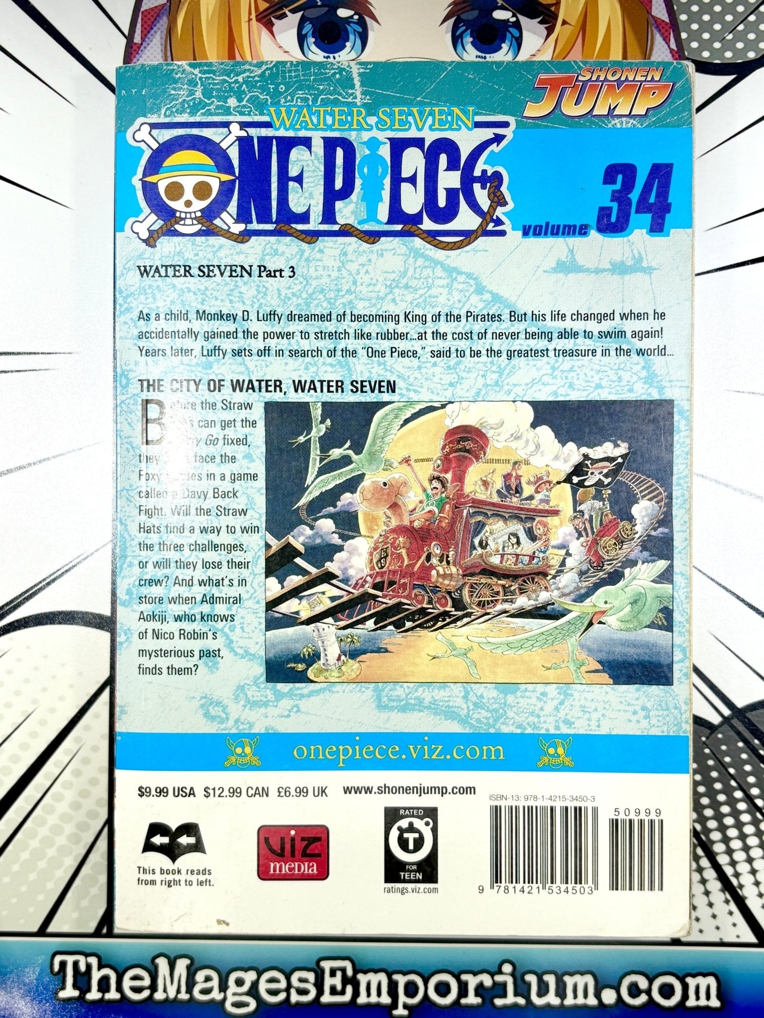One Piece Vol 34 Ex Library - Nick Nack's Full Frontal Attack