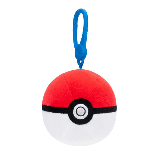 Pokémon Poké Ball 3.5-inch Clip-On Plush by Jazwares