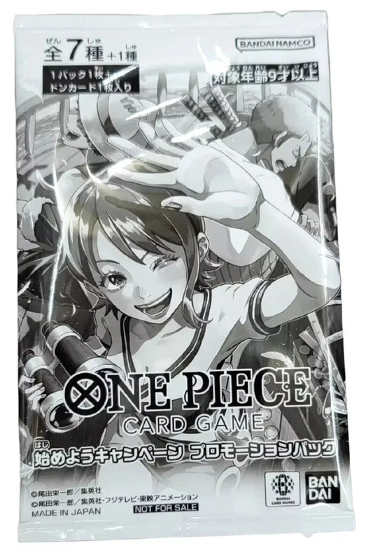 (Japanese) One Piece TCG: Let's Get Started Campaign Promo Pack - Nick Nack's Full Frontal Attack