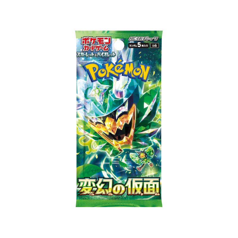 Pokemon TCG Scarlet & Violet Transformation Mask sv6 Japanese (1 Booster Pack) - Nick Nack's Full Frontal Attack