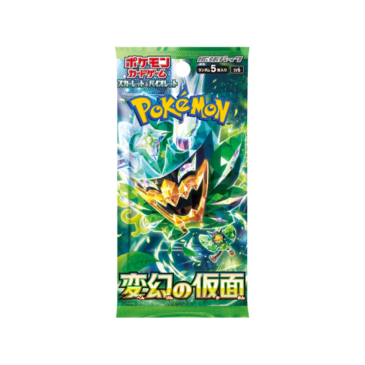 Pokemon TCG Scarlet & Violet Transformation Mask sv6 Japanese (1 Booster Pack) - Nick Nack's Full Frontal Attack