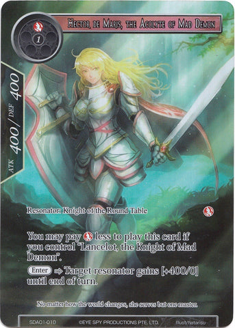 Hector de Maris, the Acolyte of Mad Demon (Full Art) (SDAO1-010) [Alice Origin Starter Deck]