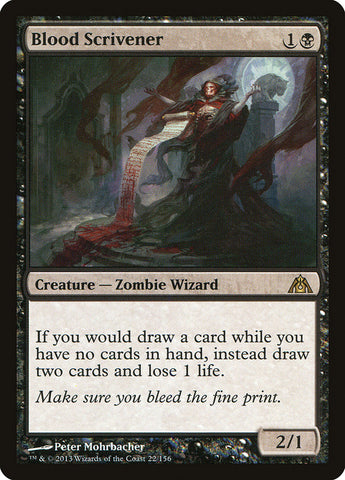 Blood Scrivener [Labyrinthe du Dragon] 