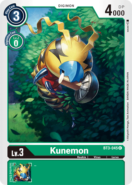 Kunemon [BT3-045] [Lanzamiento de refuerzo Ver.1.5] 