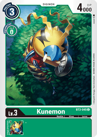 Kunemon [BT3-045] [Lanzamiento de refuerzo Ver.1.5] 