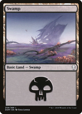 Swamp (#259) [Dominaria]