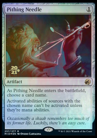 Pithing Needle [Promotions d'avant-première Innistrad: Midnight Hunt] 