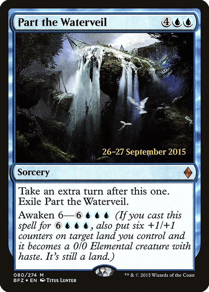 Part the Waterveil  (Prerelease) [Battle for Zendikar Prerelease Promos]