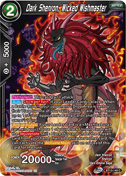 Dark Shenron, Wicked Wishmaster (Común) [BT13-148] 