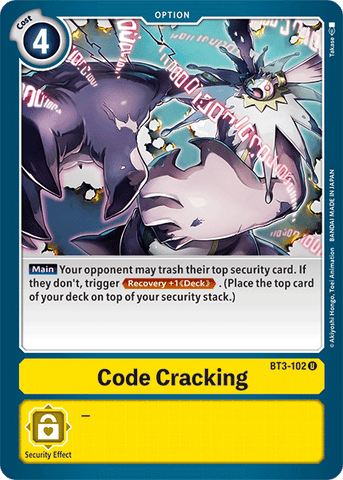 Code Cracking [BT3-102] [Release Special Booster Ver.1.5]