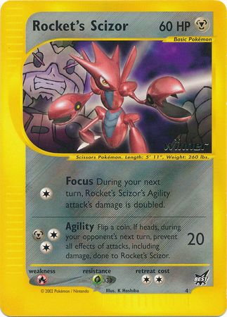 Rocket's Scizor (4) (Ganador) [Lo mejor de las promociones] 