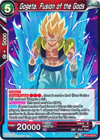 Gogeta, Fusion of the Gods [BT11-013]