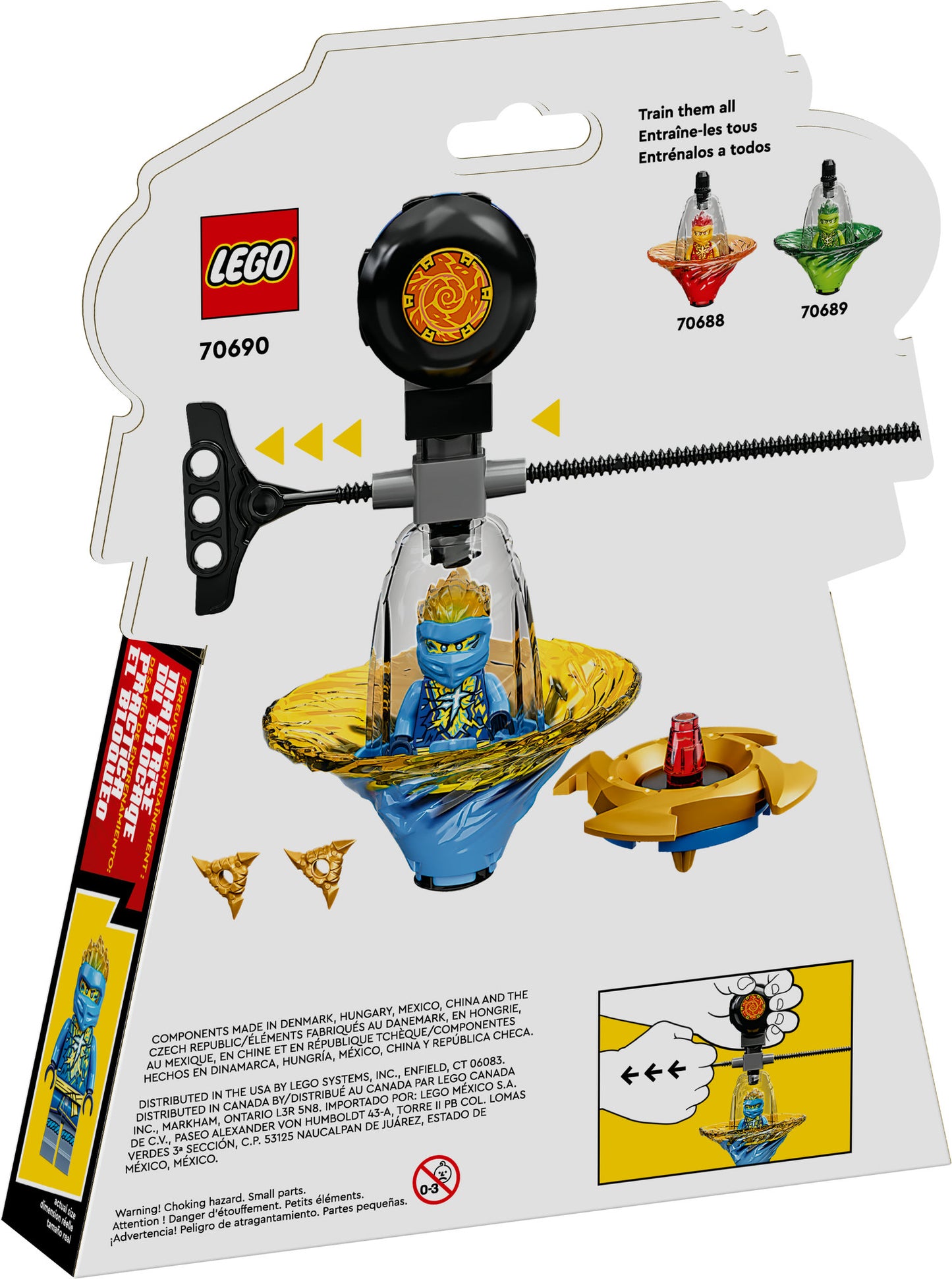 LEGO Ninjago Jay’s Spinjitzu Ninja Training 70690