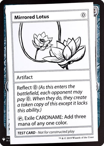 Mirrored Lotus [Cartes Mystery Booster Playtest]