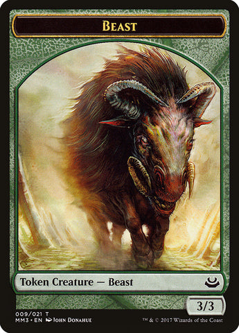 Beast (009/021) [Modern Masters 2017 Tokens]