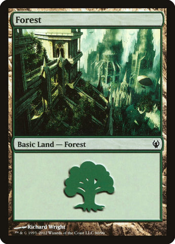 Forest (#90) [Duel Decks: Izzet vs. Golgari]