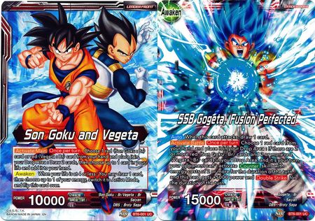 Son Goku et Vegeta // SSB Gogeta, fusion perfectionnée [BT6-001] 