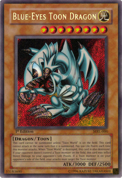 Dragon Toon aux Yeux Bleus [MRL-000] Secret Rare 