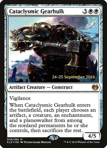 Cataclysmic Gearhulk  (Prerelease) [Kaladesh Prerelease Promos]