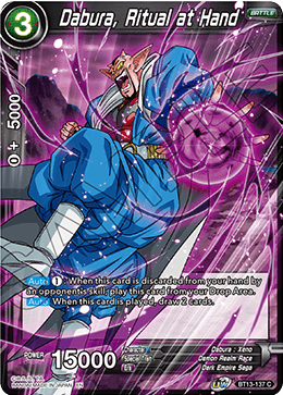 Dabura, Ritual at Hand (Common) [BT13-137]