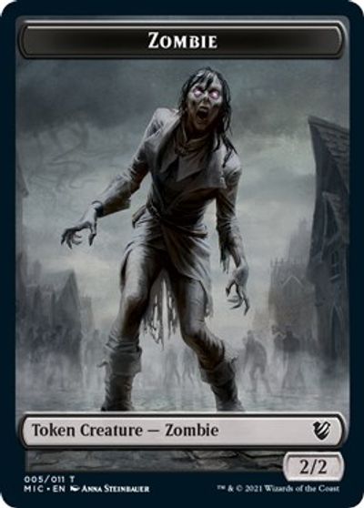 Zombie (005 MIC) // Zombie (005 MID) [Innistrad : commandant de la chasse de minuit] 