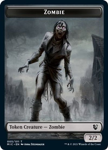 Zombie (005 MIC) // Zombie (005 MID) [Innistrad: Midnight Hunt Commander]