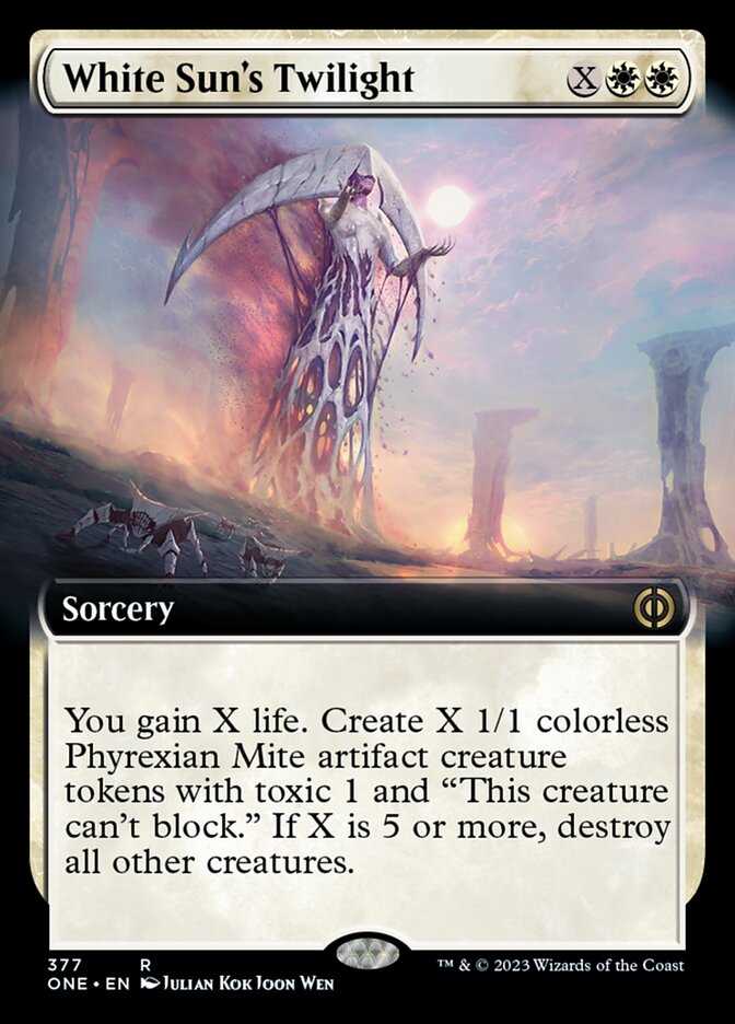 White Sun's Twilight (Extended Art) [Phyrexia: All Will Be One]