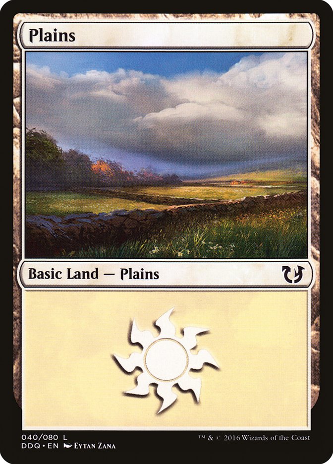 Plains (#40) [Duel Decks: Blessed vs. Cursed]