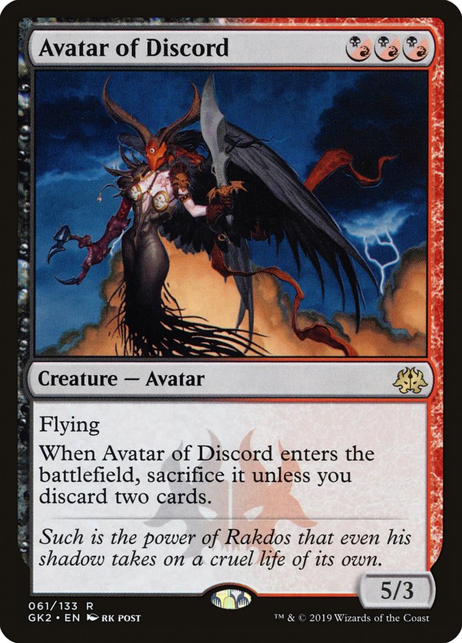 Avatar of Discord [Kit de la guilde de l'allégeance de Ravnica]