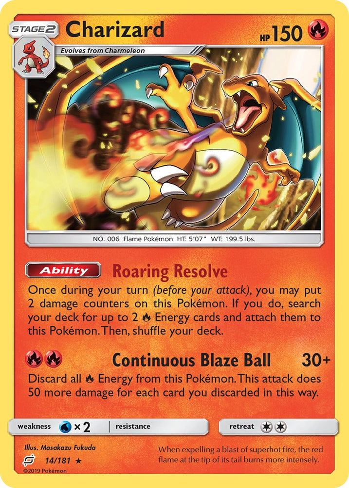 Charizard (SM Team Up) (14/181) [Mazos temáticos exclusivos] 