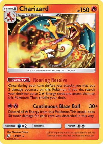 Charizard (SM Team Up) (14/181) [Mazos temáticos exclusivos] 