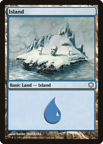 Island (#374) [Coldsnap Theme Decks]