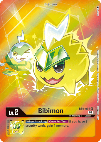 Bibimon [BT6-003] (Art alternatif - Box Topper) [Double Diamant] 