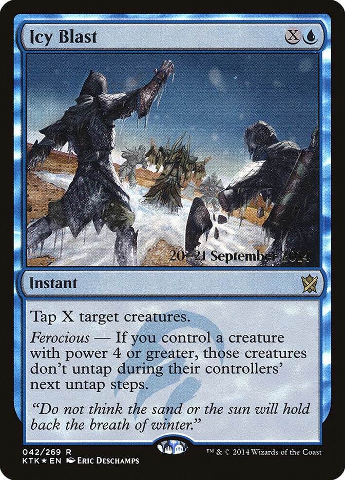 Icy Blast  (Prerelease) [Khans of Tarkir Prerelease Promos]