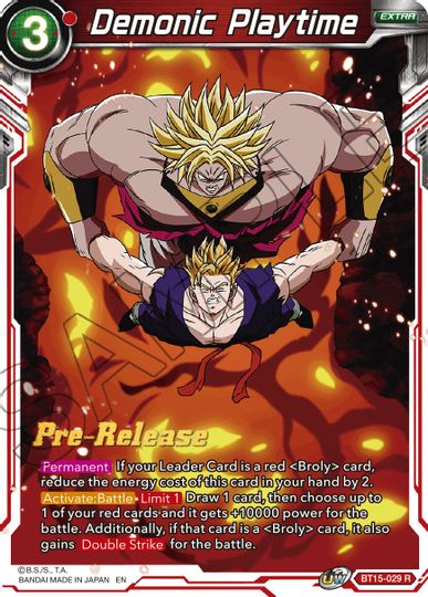 Demonic Playtime (BT15-029) [Promociones de presentación de Saiyan Showdown] 