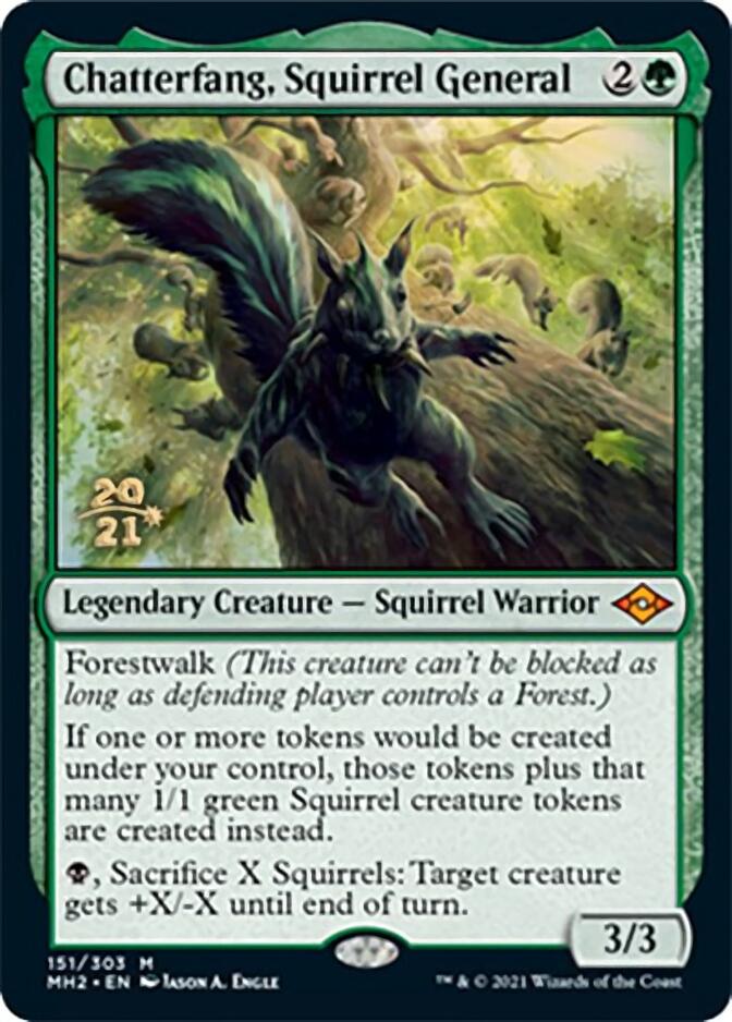 Chatterfang, Squirrel General [Promotions d'avant-première de Modern Horizons 2] 