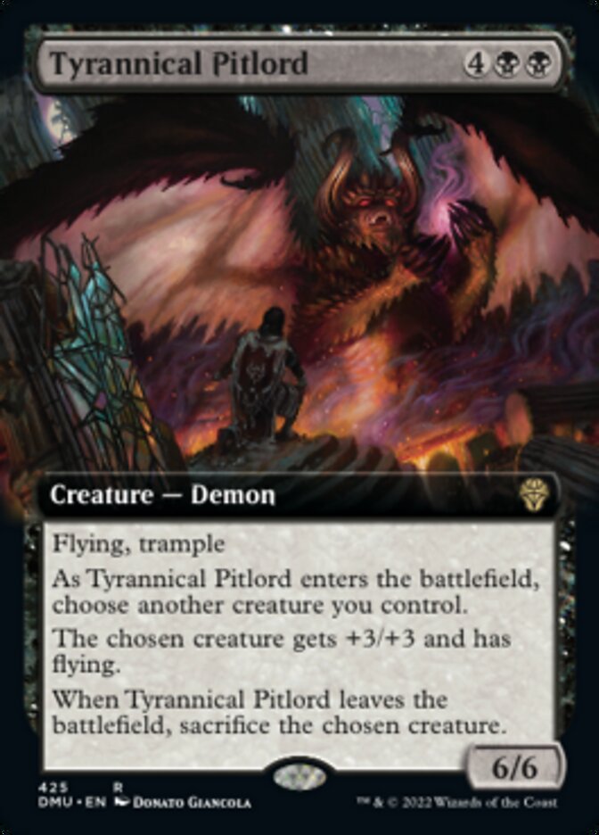 Tyrannical Pitlord (Extended Art) [Dominaria United]