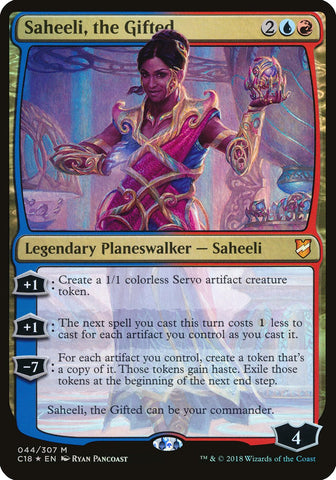 Saheeli, the Gifted (Commander 2018) [Commander 2018 Oversized]