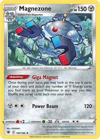 Magnezone (107/189) (Mazo temático exclusivo) [Espada y escudo: Resplandor astral] 